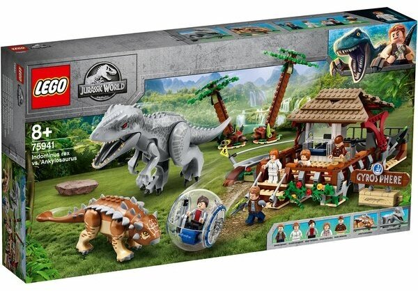 Конструктор LEGO Jurassic World Индоминус-рекс против анкилозавра (LEGO 75941)
