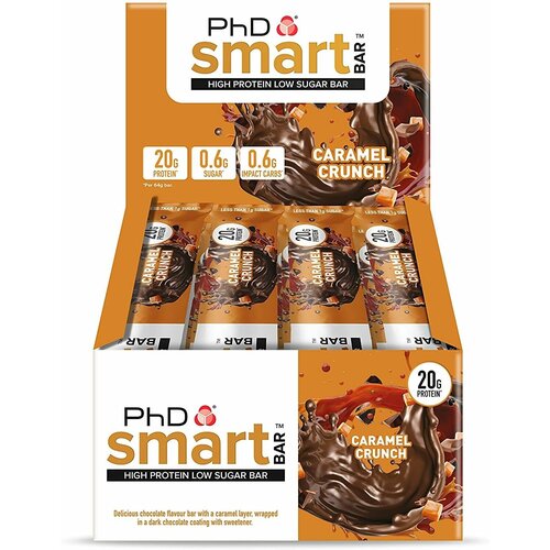 фото Протеиновый батончик phd nutrition smart bar 12 x 64 г, карамель