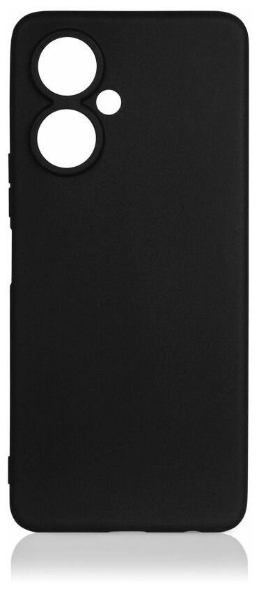 DF / Силиконовый чехол для телефона Tecno Camon 19/19 Pro (4G) на смартфон Техно Камон 19/19 Про (4 Джи) DF tCase-08 (black) / черный