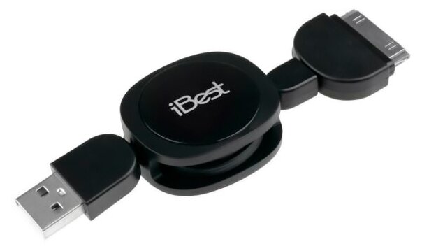 IBest USB - Apple 30 pin (IPW-06), 0.6 м, черный