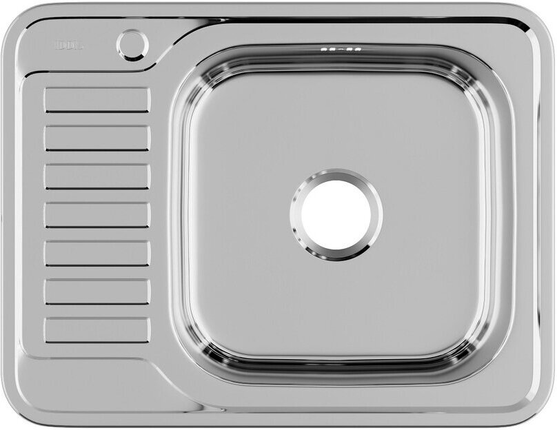 Врезная кухонная мойка IDDIS Basic BAS65PRi77 50х65см нержавеющая сталь