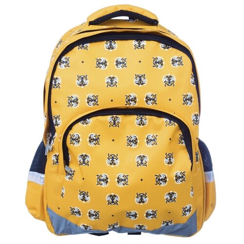 Рюкзак школьный №1 School Tigers желтый