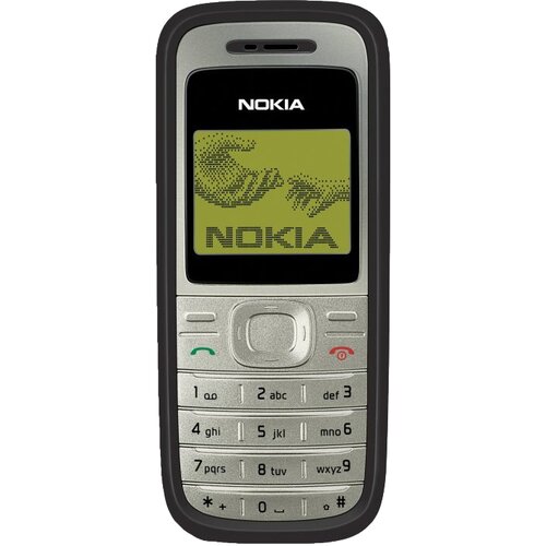 Телефон Nokia 1200 Global для РФ, 1 SIM, черный