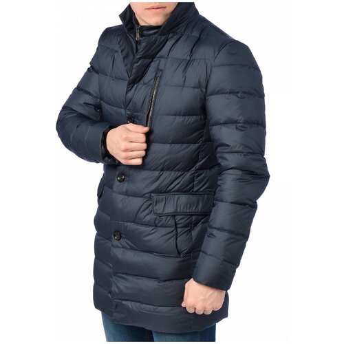 фото Пуховик мужской fanfaroni 977 (синий 68/48)