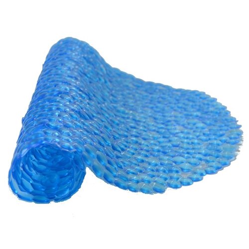 фото Нескользящий коврик для ванной мерцающая капелька синий uviton
