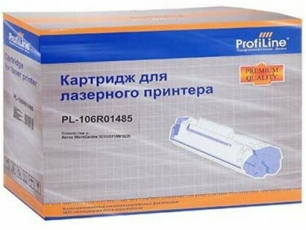 106R01485 Profiline совместимый черный тонер-картридж для Xerox WorkCentre 3210/ 3220 (2 000стр)