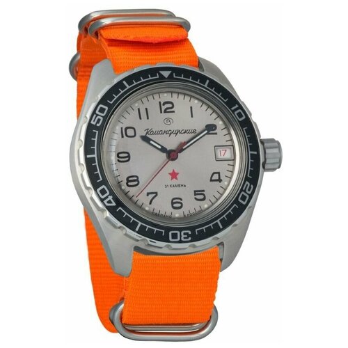 фото Наручные часы восток мужские наручные часы восток командирские 020708, оранжевый
