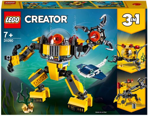 Конструктор LEGO Creator 31090 Робот для подводных исследований, 207 дет.