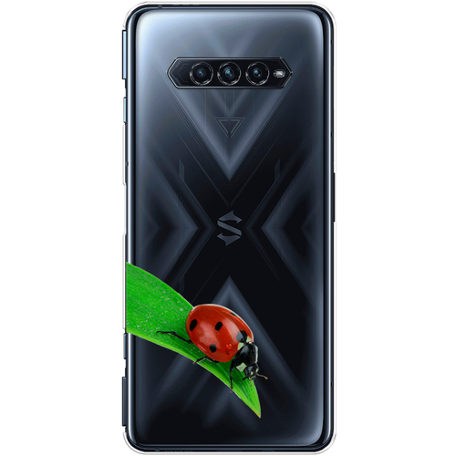 Силиконовый чехол на Xiaomi Black Shark 4S / Сяоми Блэк Шарк 4S На счастье, прозрачный