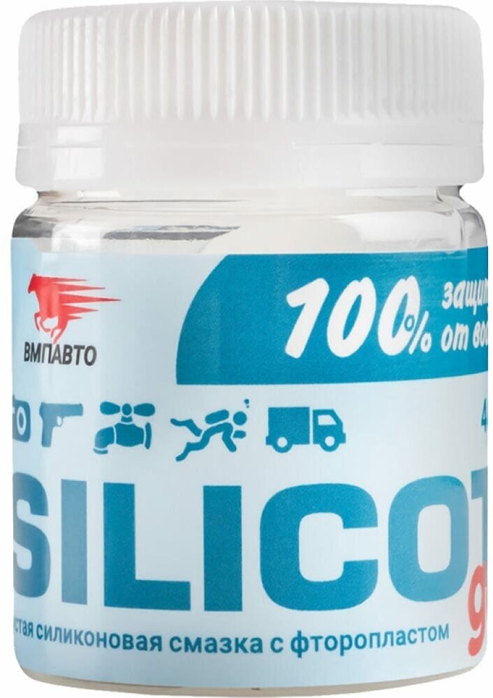 Смазка для резиновых и пластиковых механизмов ВМПАВТО Silicot gel