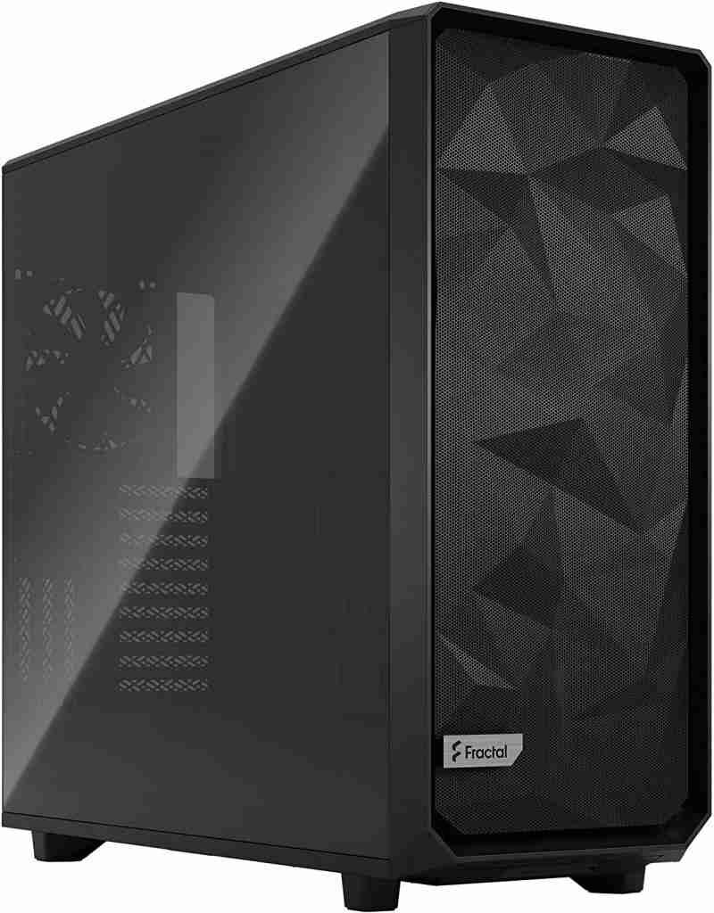 Корпус ATX Fractal Design FD-C-MES2C-02 черный, без БП, стенка из закаленного стекла, USB Type-C, 2*USB 3.0, audio - фото №18
