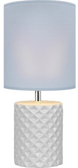 Настольная лампа Ritter Squama с абажуром, 1xE14 40Вт, провод 1,6 м, белый/голубой