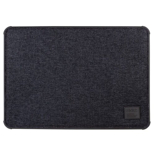 фото Чехол uniq для macbook pro 16 dfender sleeve kanvas, черный