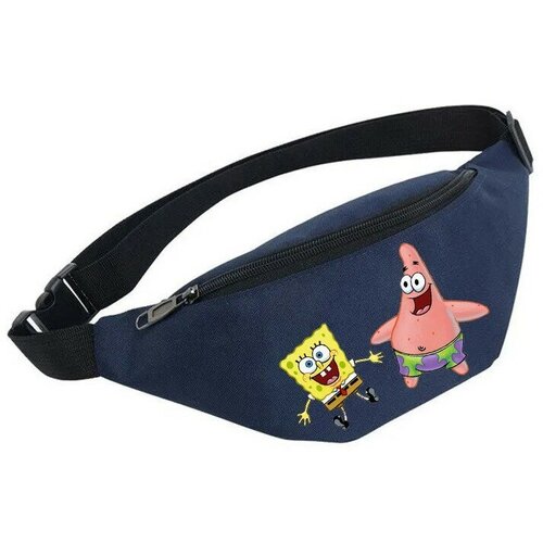 фото Сумка поясная noname, синий