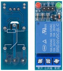 Модуль реле 5В 10А 1 канал для проектов Ардуино / Arduino