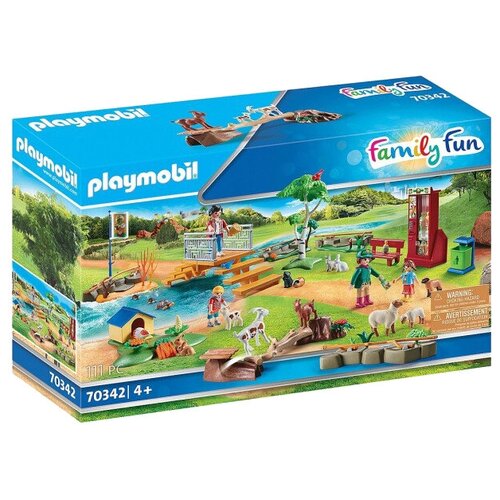 фото Набор с элементами конструктора playmobil family fun 70342 зоопарк