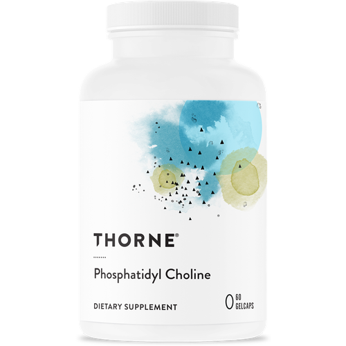 Фосфатидилхолин, Phosphatidyl Choline, Thorne Research, 60 желатиновых капсул