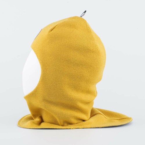 Шапка-шлем КОТОФЕЙ зимняя, размер 50, оранжевый