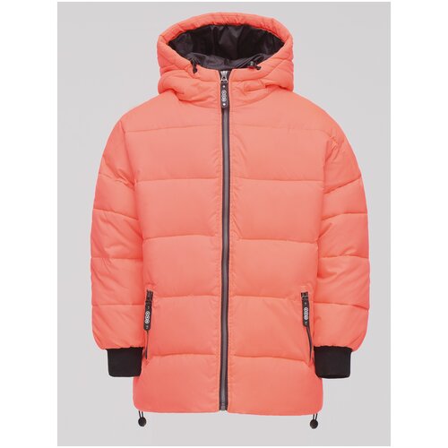 фото Куртка для девочки, wbr, 66-041, коралловый, 140