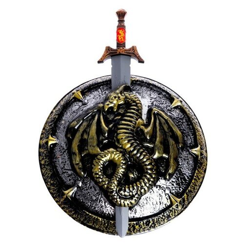 Набор рыцаря КНР Воин дракона, щит и меч ZY1053959