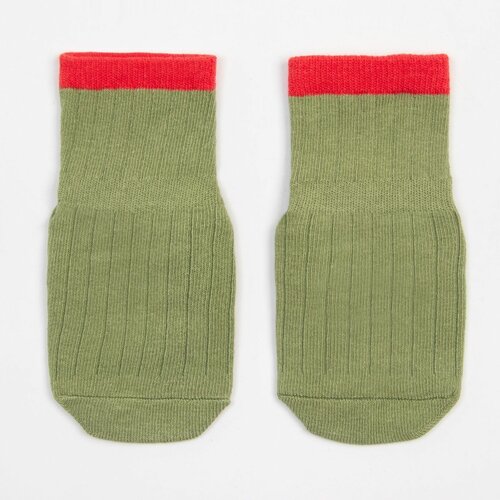 Носки Minaku детские, размер 14, красный, зеленый
