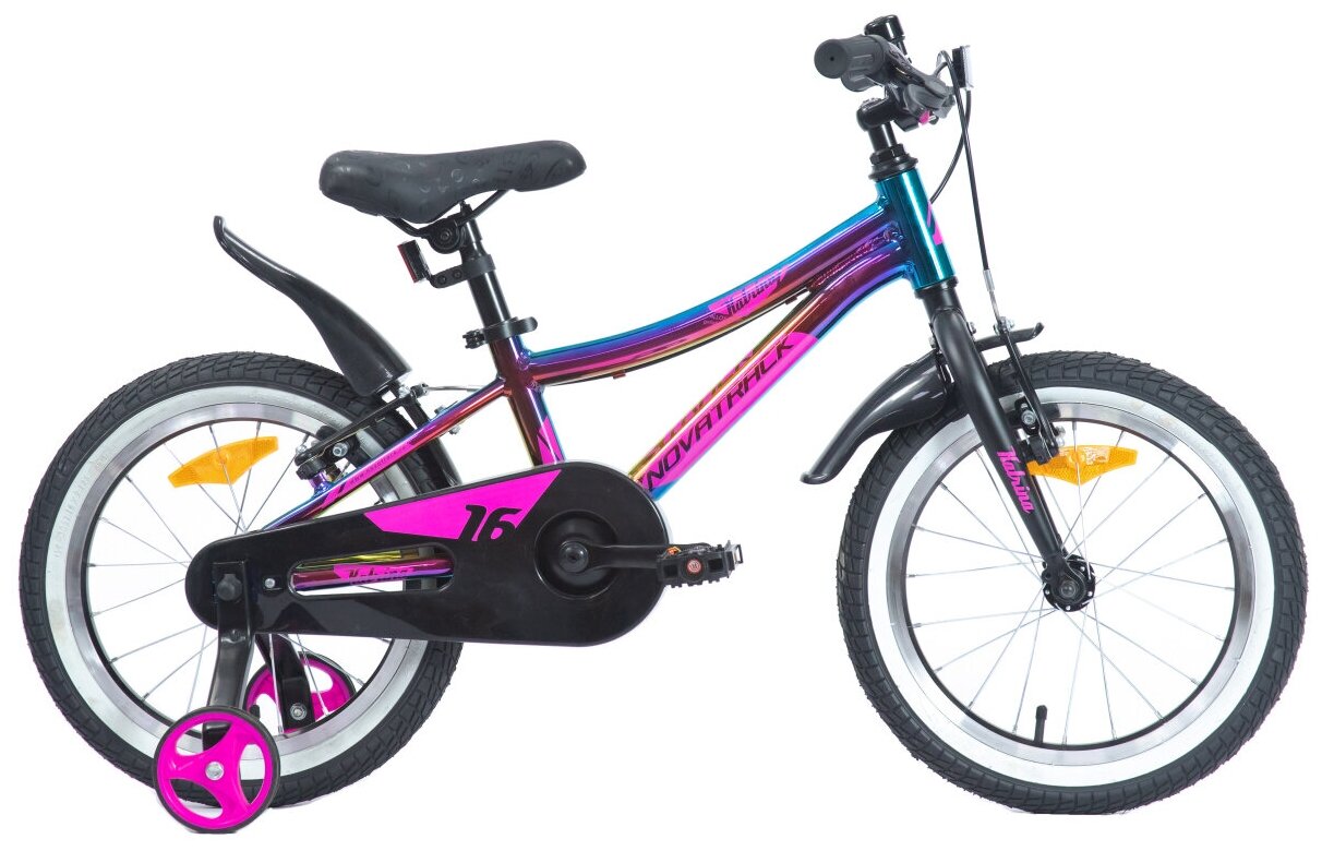 Детский велосипед Novatrack Katrina 16" (2022) 16 Фиолетовый