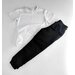 Комплект одежды   детский, футболка и брюки, повседневный стиль, размер 68, белый, черный