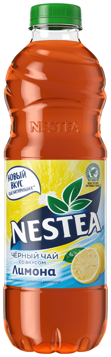 Холодный чай NESTEA черный, лимон, 0,5Л - фотография № 1