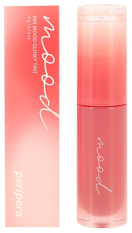 Peripera Тинт для губ Ink Mood Glowy Tint, 02 coral influencer