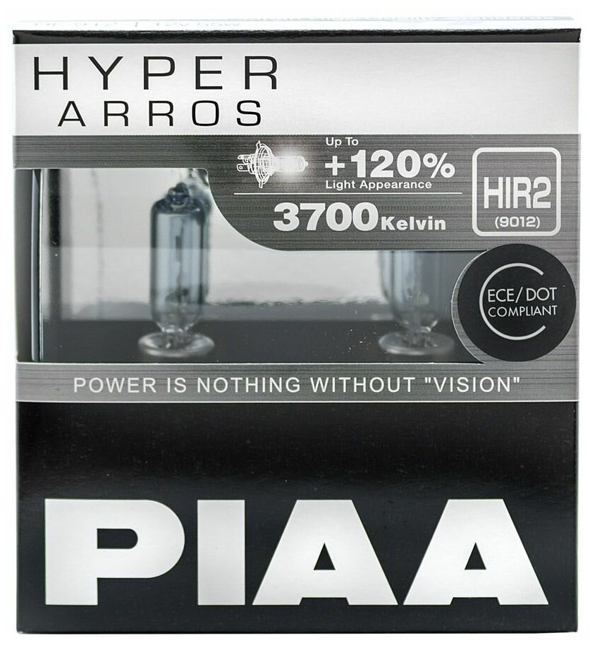 Лампа автомобильная галогенная PIAA Hyper Arros (HE-912-HIR2) HIR2 12V 55W P22d