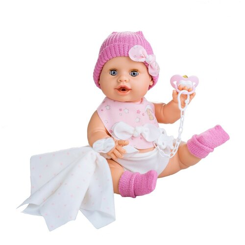 Интерактивная кукла Berjuan Baby Susu в розовом, 38 см, 6000