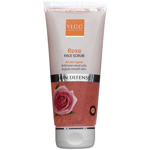 Для глубокого очищения лица роза дамасская мягкий скраб / Индия / Rose face scrub VLCC