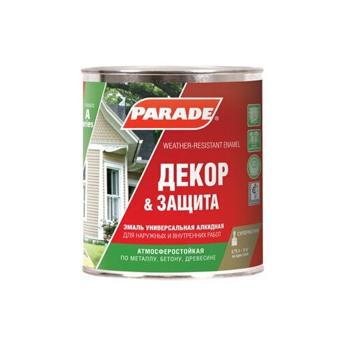 Эмаль алкидная PARADE А2 база С п/матовая 0,75л, арт.ЭмальА2б.С0,75л