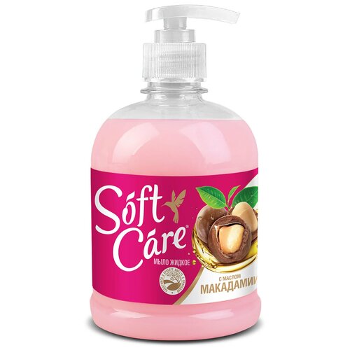 Romax Мыло жидкое Soft Care с маслом макадамии, 500 мл, 500 г