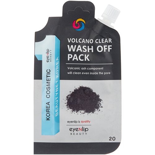 Eyenlip Маска очищающая с вулканическим пеплом Volcano Clear Wash Off Pack, 20 г