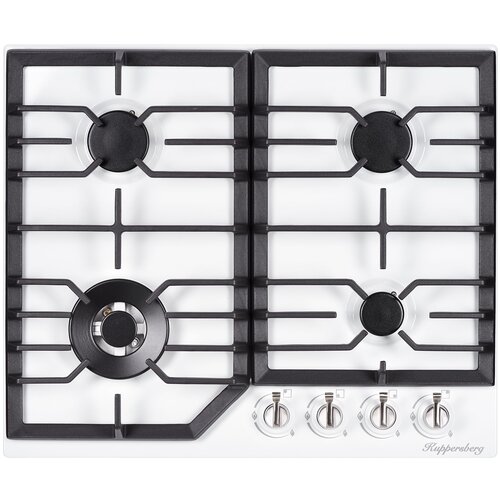 Газовая варочная панель Kuppersberg FS 603 W Silver белый 4159000₽