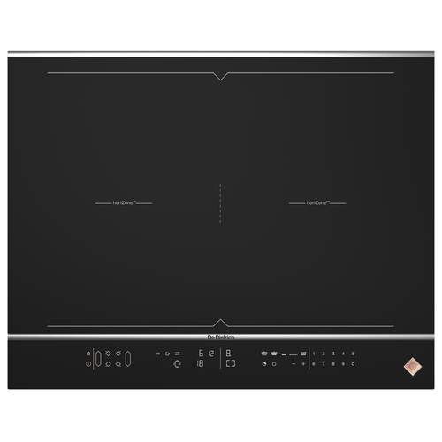 Индукционная варочная панель De Dietrich DPI7688XS, цвет панели черный, цвет рамки серебристый индукционная варочная панель de dietrich dpi 7870 x цвет панели черный цвет рамки серебристый