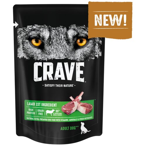  корм для собак Crave ягненок 1 уп. х 1 шт. х 85 г