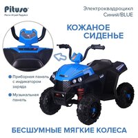 Электроквадроцикл Pituso S601 Синий/Blue