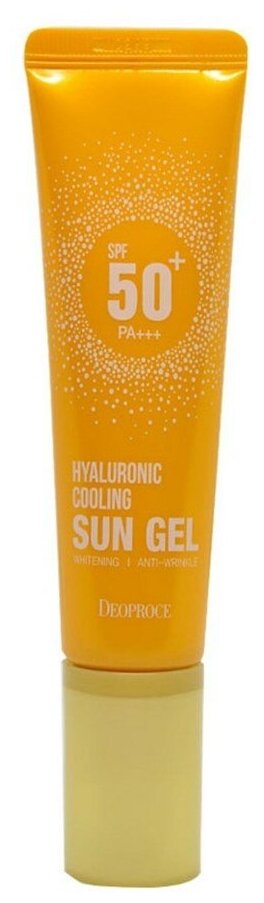 Солнцезащитный гель для лица Deoproce Hyaluronic Cooling Sun Gel SPF 50+ PA+++ 50g