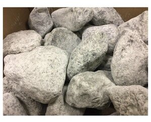 Талькомагнезит галтованный ЖадеБест средняя фракция 7-14 см <b>для</b> <b>бани</b> и сауны 20 кг в экологичной упаковке