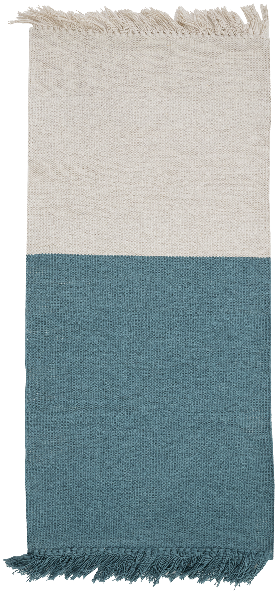 Коврик декоративный хлопок Inspire Lyanna 60х120 см цвет синий