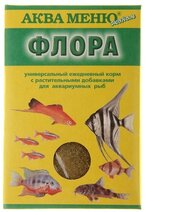 Корм Аква меню "Флора" для рыб, 30 г