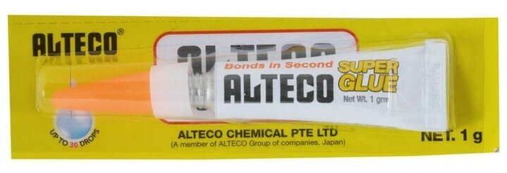 Супер клей ALTECO 1 гр. Alteco арт. ALT007 - фотография № 1