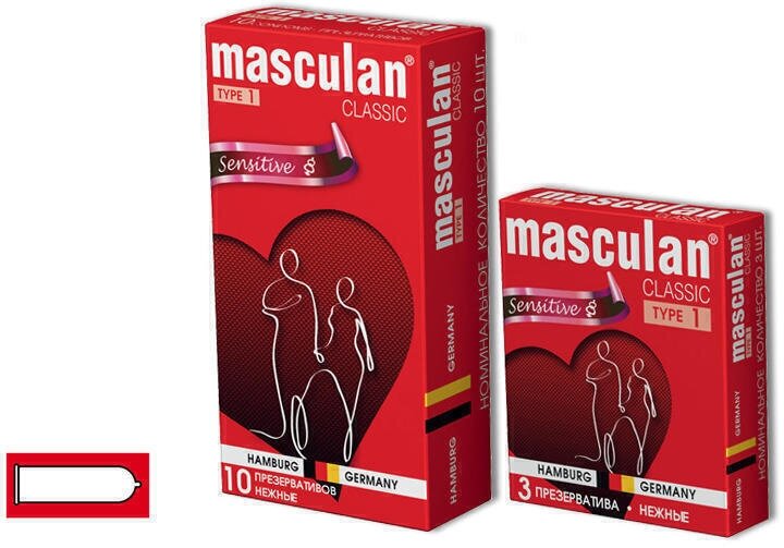Маскулан презервативы masculan 1 classic №3 нежные М.П.И.Фармацойтика Гмбх - фото №5