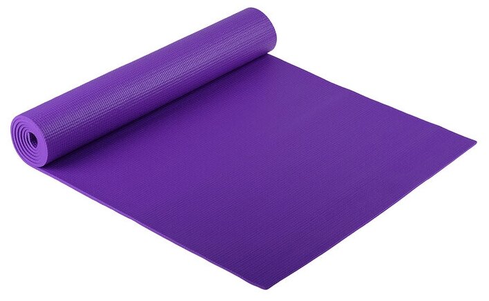 Коврик Sangh, для йоги, размер 173 х 61 х 0,6 см, цвет фиолетовый