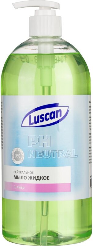 Мыло жидкое Luscan нейтральное с дозатором 1л