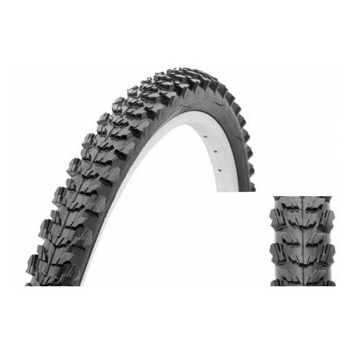 фото Покрышка для велосипеда duro hf 827 24" x 1.75" (47-507) черный dhb02168 грязевой