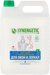 Средство для мытья стекол, зеркал и бытовой техники SYNERGETIC, 5 л