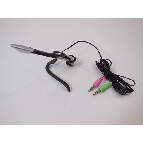 Гарнитура проводная с наушником и микрофоном. Моно Односторонняя разъем mini jack 3.5 mm, кабель 1.8 м